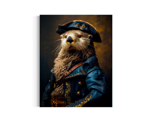 Sea Otter Portrait  Wall Decor  AS212