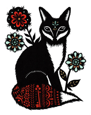 Love is Being - 8 x 10 inch Cut Paper Art Print
