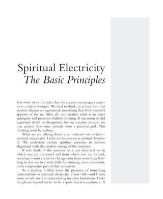 spiritual creativity​