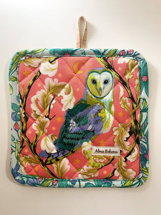 Night Owl Cork and Cotton Pot holder (no pocket)