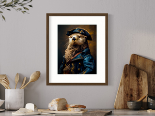 Sea Otter Portrait  Wall Decor  AS212
