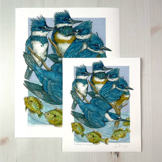 A Realm of Kingfishers - Archival Print  : 8x10"