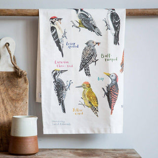 Peckers Bird Cotton Tea Towel