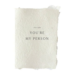 You're my person card