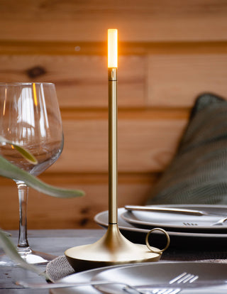 GRAYPANTS Wick Portable Rechargeable Candle Lamp w/Gift Pack