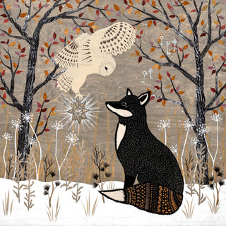 The Gift of Guiding Light - 8 x 8 inch Cut Paper Art Print