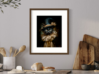Magic Black Cat in Wizard Hat Wall Decor 115AS