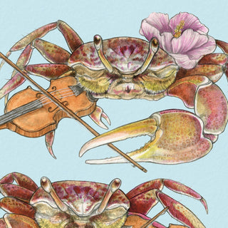 Fiddler Crabs - 8x8 " Archival Print