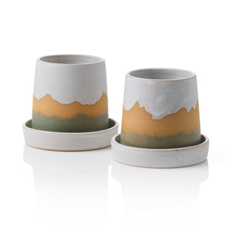 Evergreen Mountain Pass Planters - Set of 2