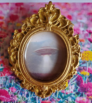 Alien abduction mini art magnet