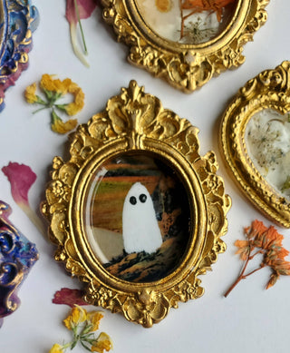 Ghosts on Vacation mini art