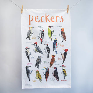 Peckers Bird Cotton Tea Towel