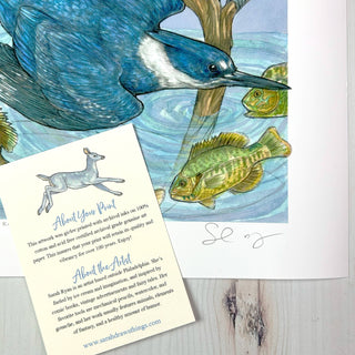 A Realm of Kingfishers - Archival Print  : 8x10"