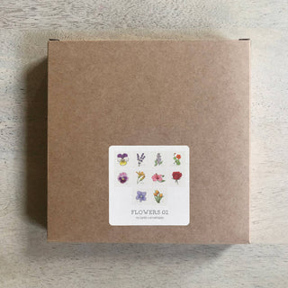 Box Set Cards / Flowers 02: Flat