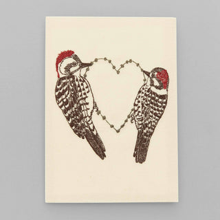 Woodpecker Love Card