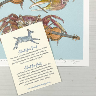 Fiddler Crabs - 8x8 " Archival Print