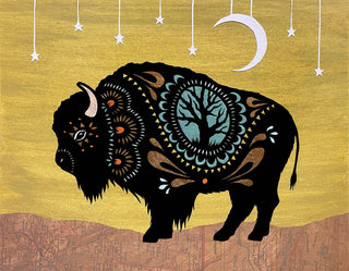 Handsome Like The Stars - 8 x 10 inch Cut Paper Art Print