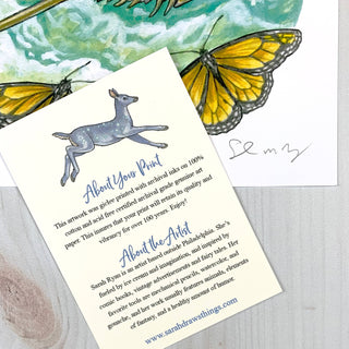 At the Shore - 8x8 " Archival Print